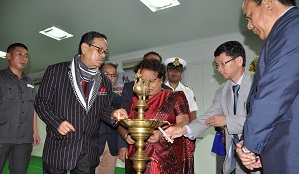 The Governor of Arunachal Pradesh Shri JP Rajkhowa and the First Lady of the State Smt Rita Rajkhowa  graced the Curtain Raiser function of the India-Myanmar-Thailand Friendship Car Rallyat Golden Jubilee Banquet Hall, Itanagar on 21st May 2016.